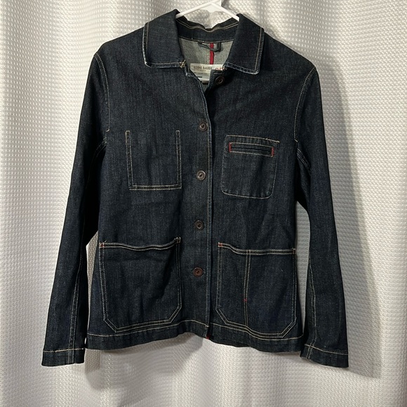 Eddie Bauer Jackets & Blazers - Eddie Bauer Outdoor Outfitter Button Down Denim Jean Jacket Size Petite Small